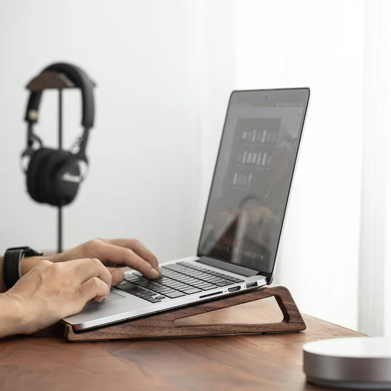 Laptop Stand Bamboo - Support pour ordinateur portable en bois