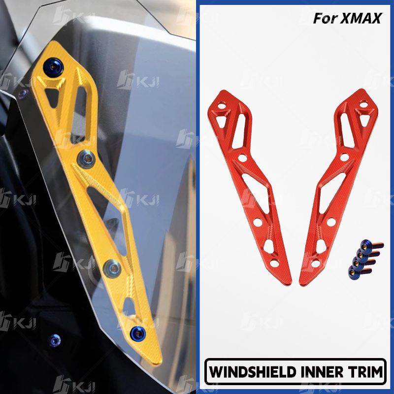 Xmax Tech Max Accessories - Support intérieur de pare-brise pour Yamaha