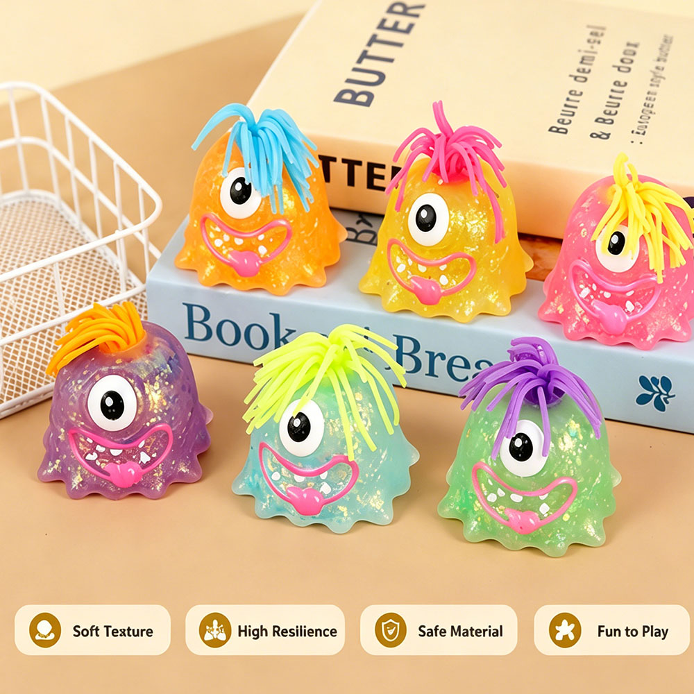 Tech Home Accessories - Petit monstre souple en silicone rempli