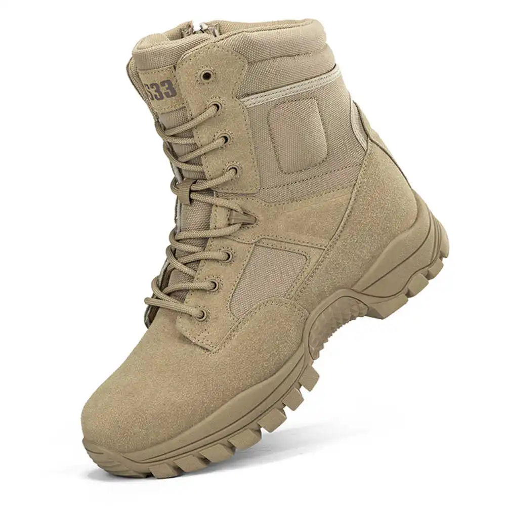 Tech Accessories Industry - Nonald-Bottes de randonnée en cuir véritable