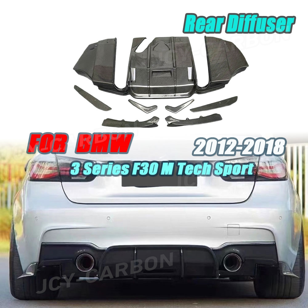 M Tech Auto Accessories - Diffuseur arrière en fibre de carbone