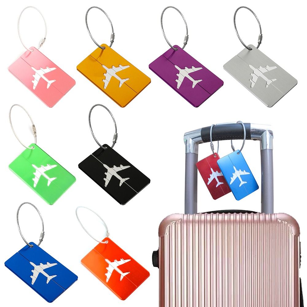 Tech Accessories Travel - Étiquettes de bagage de voyage réutilisables,