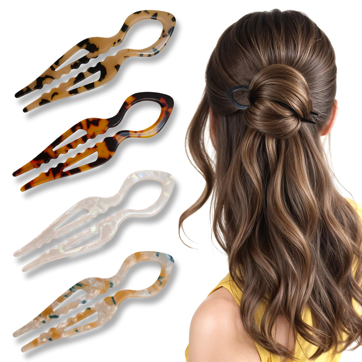 Bâtonnets à cheveux en forme d - Tech Accessories For Women avis et prix