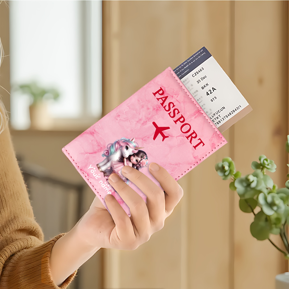 Porte-passeport en PU à motif  - Tech Accessories Travel avis et prix