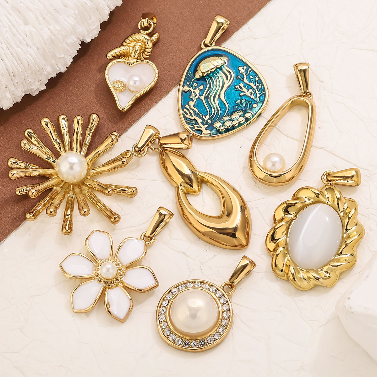1 pièce, breloques fleurs en a - Vintage Tech Accessories avis et prix