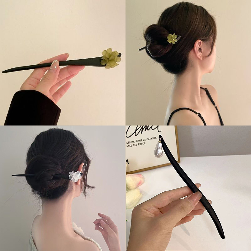 Bâtons de cheveux en bois de S - Tech Accessories For Women avis et prix
