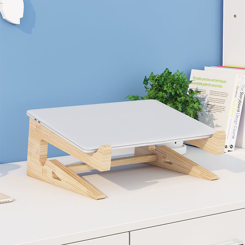 Support Vertical en bambou pou - Laptop Stand Bamboo avis et prix