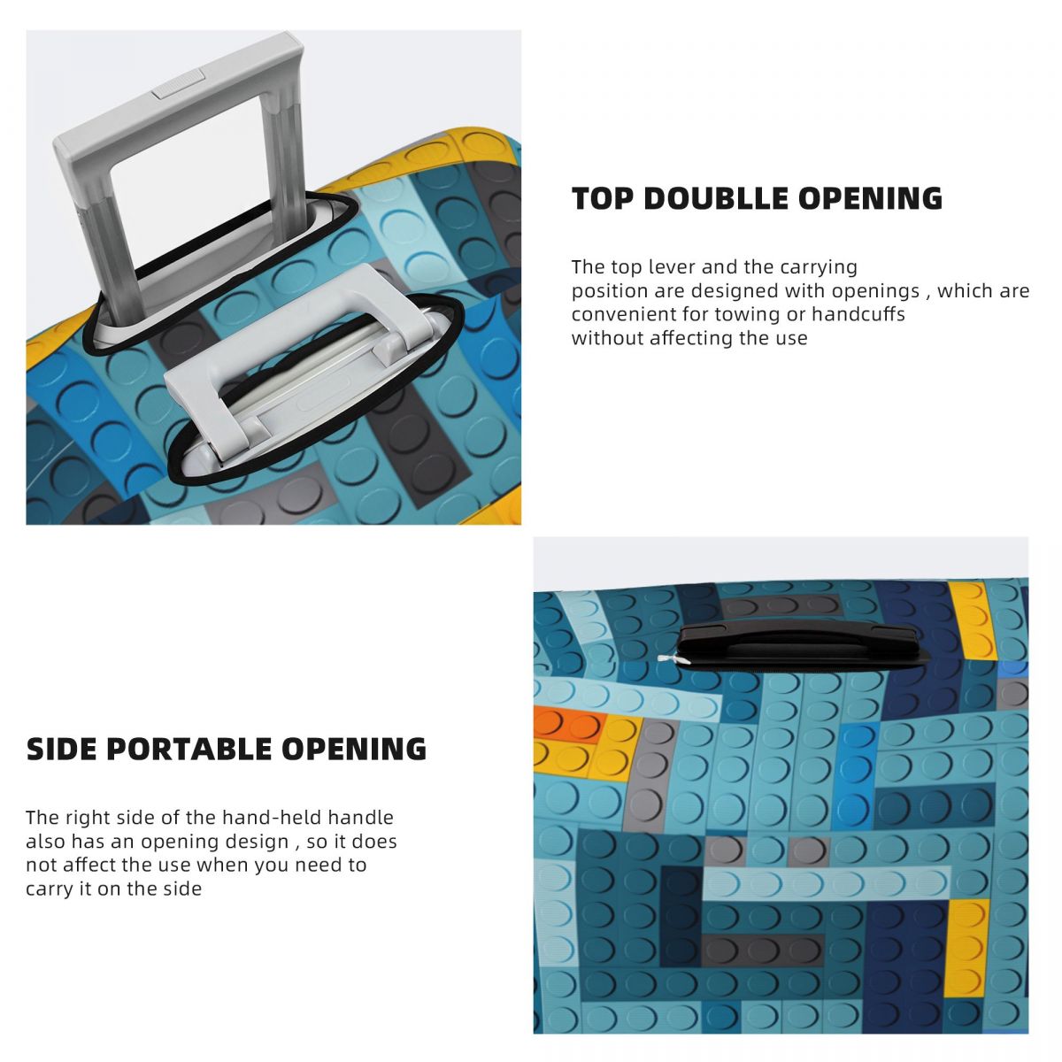 Housse de valise Blue Tech Pix - Tech Accessories Travel avis et prix