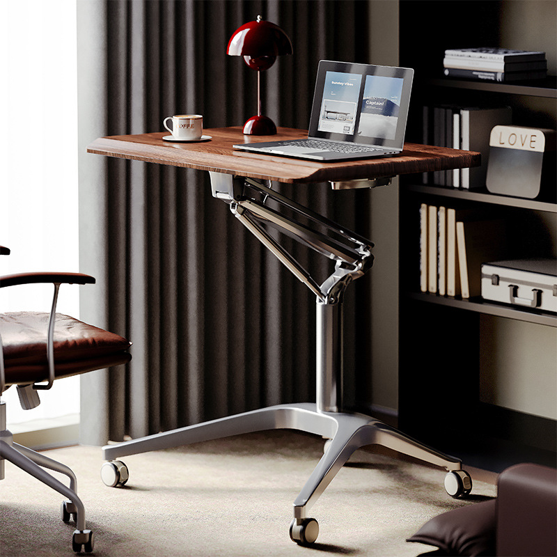 Bureau debout pneumatique, tab - Laptop Stand Bamboo avis et prix