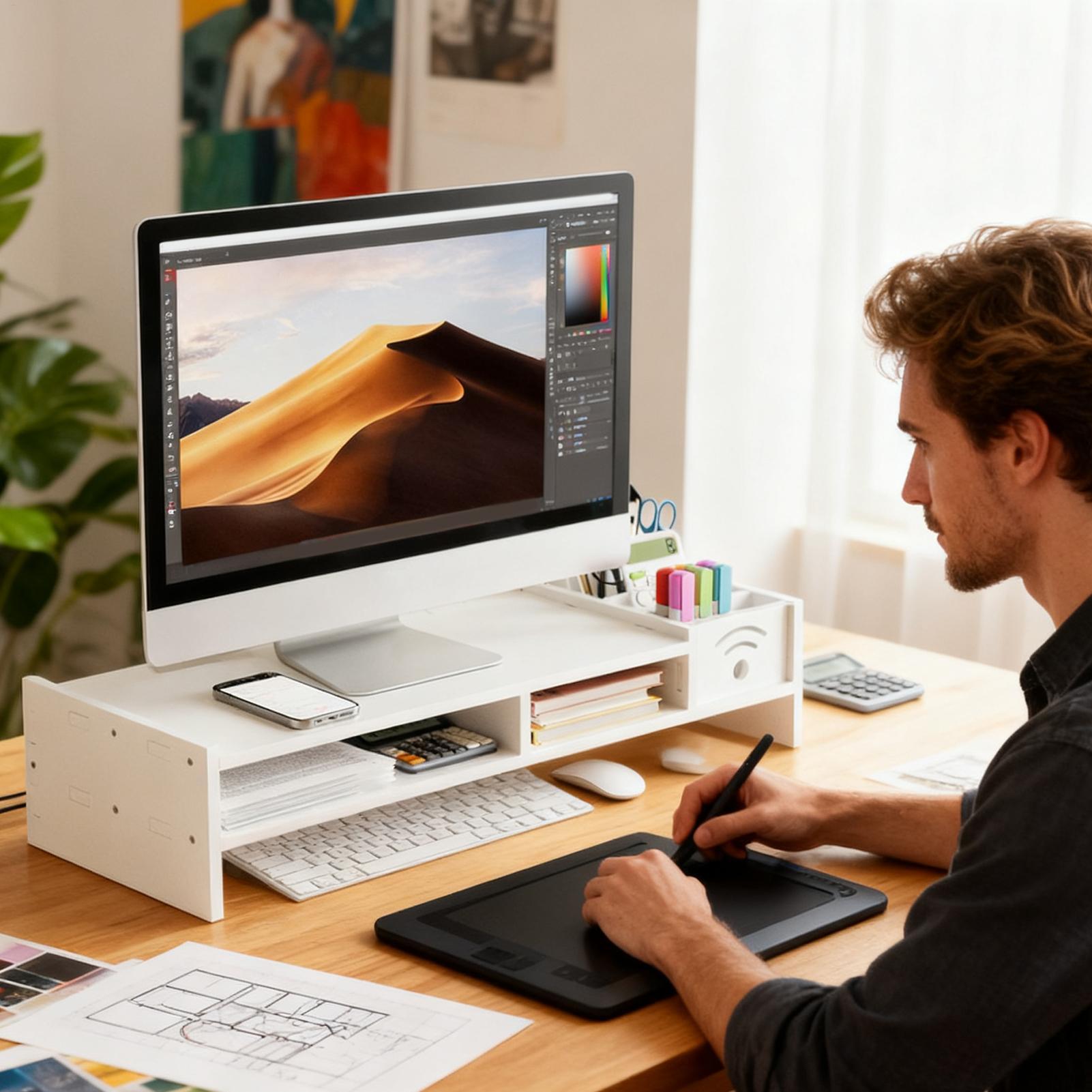 Support d'écran pour bureau, s - Laptop Stand Bamboo avis et prix